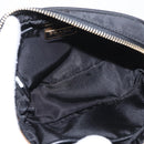 PRADA Chain Shoulder Bag Nylon Black Gold Auth 151199V-18