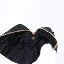 PRADA Chain Shoulder Bag Nylon Black Gold Auth 151199V-19