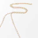 PRADA Chain Shoulder Bag Nylon Black Gold Auth 151199V-8