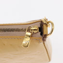 LOUIS VUITTON Vernis Pochette Accessoires Rose Angelique M90072 LV Auth 151201V-9