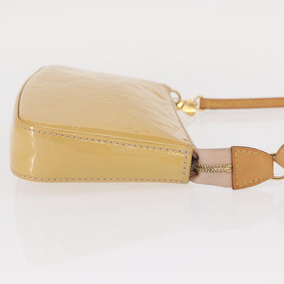 LOUIS VUITTON Vernis Pochette Accessoires Rose Angelique M90072 LV Auth 151201V