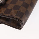 LOUIS VUITTON Damier Ebene Pochette Florentine Waist Bag N51856 LV Auth 151202V-16