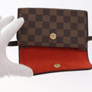 LOUIS VUITTON Damier Ebene Pochette Florentine Waist Bag N51856 LV Auth 151202V-18