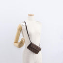 LOUIS VUITTON Damier Ebene Pochette Florentine Waist Bag N51856 LV Auth 151202V-22