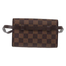 LOUIS VUITTON Damier Ebene Pochette Florentine Waist Bag N51856 LV Auth 151202V-2