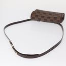 LOUIS VUITTON Damier Ebene Pochette Florentine Waist Bag N51856 LV Auth 151202V-7