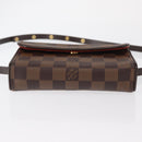 LOUIS VUITTON Damier Ebene Pochette Florentine Waist Bag N51856 LV Auth 151202V-5