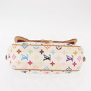 LOUIS VUITTON Monogram Multicolor Gracie MM Bag White M92590 LV Auth 151203SM-7
