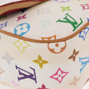 LOUIS VUITTON Monogram Multicolor Gracie MM Bag White M92590 LV Auth 151203SM-18