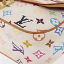 LOUIS VUITTON Monogram Multicolor Gracie MM Bag White M92590 LV Auth 151203SM-19