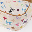 LOUIS VUITTON Monogram Multicolor Gracie MM Bag White M92590 LV Auth 151203SM-21