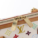 LOUIS VUITTON Monogram Multicolor Gracie MM Bag White M92590 LV Auth 151203SM-23