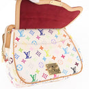 LOUIS VUITTON Monogram Multicolor Gracie MM Bag White M92590 LV Auth 151203SM-29