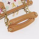 LOUIS VUITTON Monogram Multicolor Gracie MM Bag White M92590 LV Auth 151203SM-8