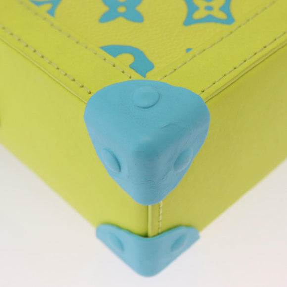 LOUIS VUITTON Monogram Playground Vertical Trunk Bag Yellow M82007 Auth 151204SM