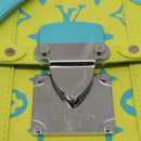 LOUIS VUITTON Monogram Playground Vertical Trunk Bag Yellow M82007 Auth 151204SM-19