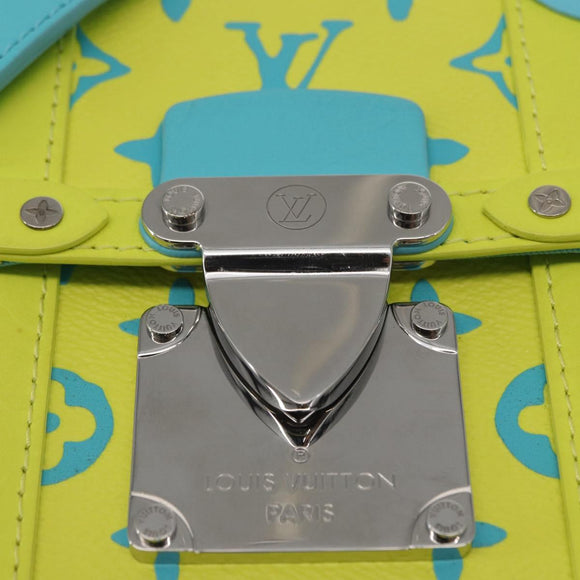 LOUIS VUITTON Monogram Playground Vertical Trunk Bag Yellow M82007 Auth 151204SM