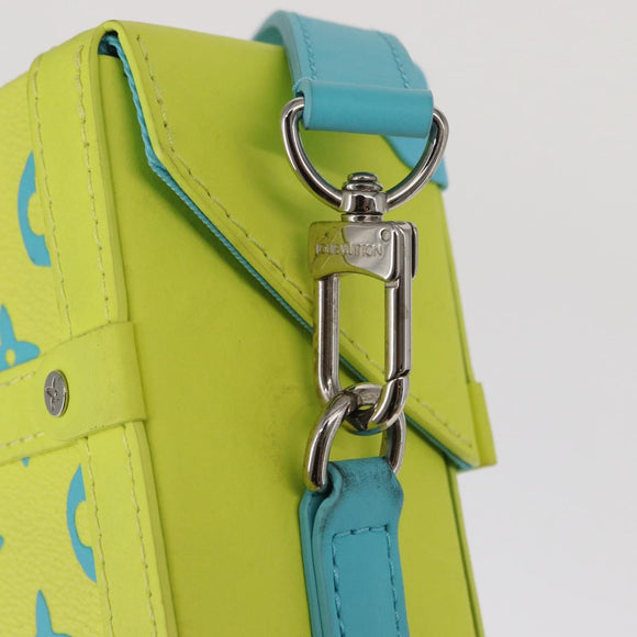 LOUIS VUITTON Monogram Playground Vertical Trunk Bag Yellow M82007 Auth 151204SM