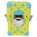 LOUIS VUITTON Monogram Playground Vertical Trunk Bag Yellow M82007 Auth 151204SM-14