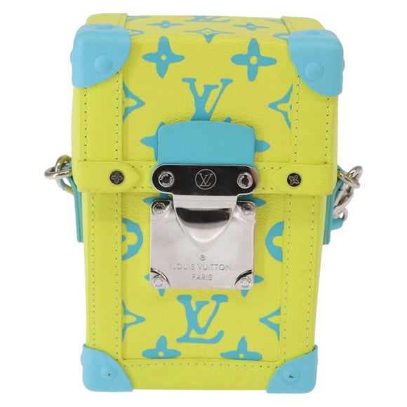 LOUIS VUITTON Monogram Playground Vertical Trunk Bag Yellow M82007 Auth 151204SM