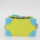 LOUIS VUITTON Monogram Playground Vertical Trunk Bag Yellow M82007 Auth 151204SM-6