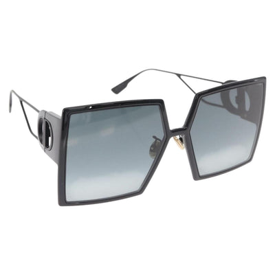 Christian Dior Sunglasses metal Black Auth 151205M