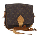LOUIS VUITTON Monogram Cartouchiere MM Shoulder Bag M51253 LV Auth 151222-1