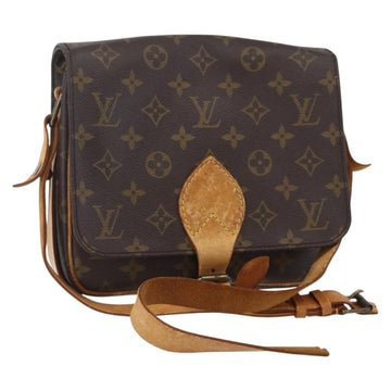 LOUIS VUITTON Monogram Cartouchiere MM Shoulder Bag M51253 LV Auth 151222