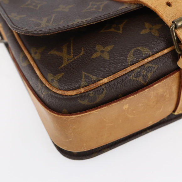 LOUIS VUITTON Monogram Cartouchiere MM Shoulder Bag M51253 LV Auth 151222