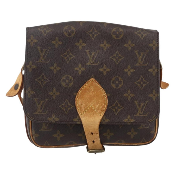 LOUIS VUITTON Monogram Cartouchiere MM Shoulder Bag M51253 LV Auth 151222