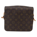 LOUIS VUITTON Monogram Cartouchiere MM Shoulder Bag M51253 LV Auth 151222-2