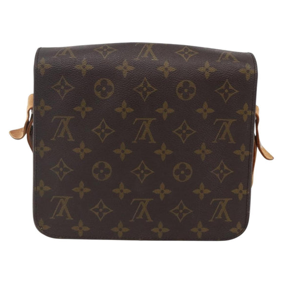 LOUIS VUITTON Monogram Cartouchiere MM Shoulder Bag M51253 LV Auth 151222