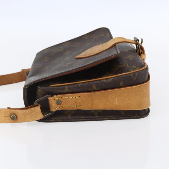 LOUIS VUITTON Monogram Cartouchiere MM Shoulder Bag M51253 LV Auth 151222