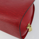 LOUIS VUITTON Epi Dauphine MM Pouch Red M48457 LV Auth 151231-15