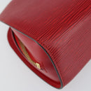 LOUIS VUITTON Epi Dauphine MM Pouch Red M48457 LV Auth 151231-16