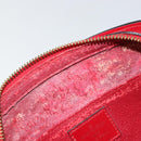 LOUIS VUITTON Epi Dauphine MM Pouch Red M48457 LV Auth 151231-9