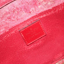 LOUIS VUITTON Epi Dauphine MM Pouch Red M48457 LV Auth 151231-10