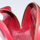 LOUIS VUITTON Epi Dauphine MM Pouch Red M48457 LV Auth 151231-18
