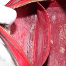 LOUIS VUITTON Epi Dauphine MM Pouch Red M48457 LV Auth 151231-12