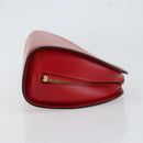 LOUIS VUITTON Epi Dauphine MM Pouch Red M48457 LV Auth 151231-3