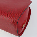 LOUIS VUITTON Epi Dauphine MM Pouch Red M48457 LV Auth 151231-7