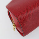LOUIS VUITTON Epi Dauphine MM Pouch Red M48457 LV Auth 151231-14