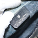 GUCCI GG Supreme Sherry Line Bag PVC Leather Navy Gold 56 02 004 Auth 151234-19