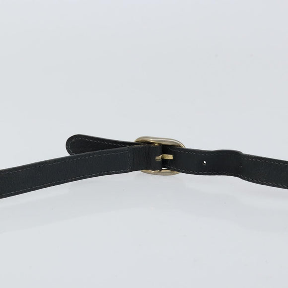 GUCCI GG Supreme Sherry Line Bag PVC Leather Navy Gold 56 02 004 Auth 151234