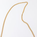 Christian Dior Trotter Canvas Chain Shoulder Bag Red Gold Auth 151235-8