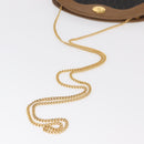 Christian Dior Honeycomb Canvas Chain Shoulder Bag PVC Black Gold Auth 151236-7