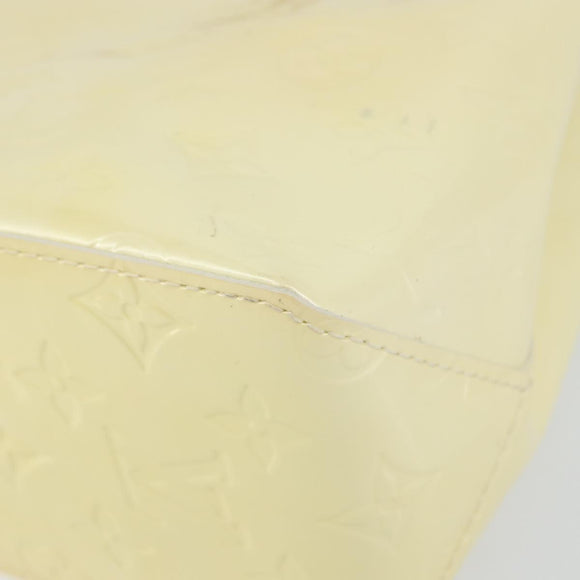 LOUIS VUITTON Monogram Vernis Reade PM Hand Bag Perle M91336 LV Auth 151238