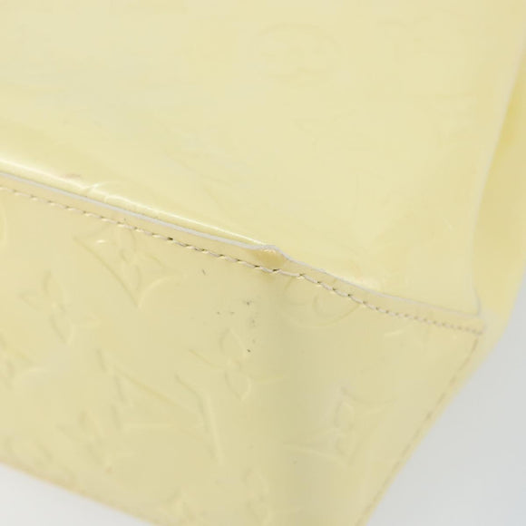 LOUIS VUITTON Monogram Vernis Reade PM Hand Bag Perle M91336 LV Auth 151238