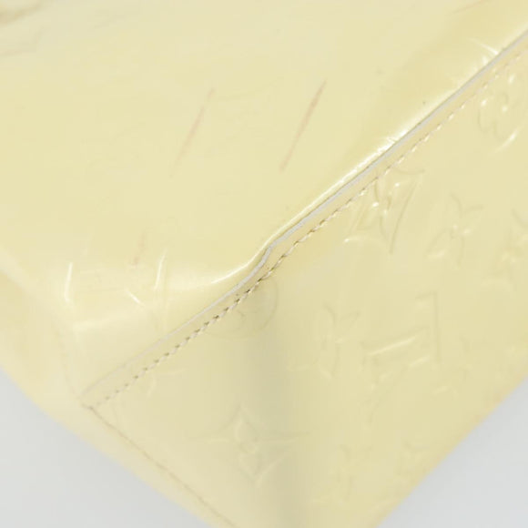 LOUIS VUITTON Monogram Vernis Reade PM Hand Bag Perle M91336 LV Auth 151238