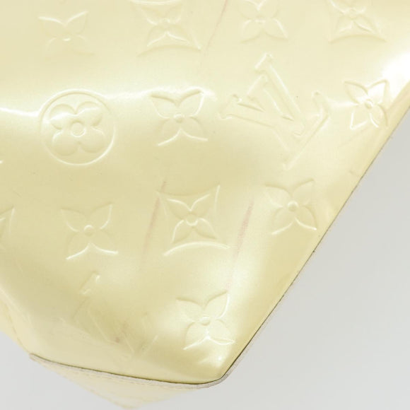 LOUIS VUITTON Monogram Vernis Reade PM Hand Bag Perle M91336 LV Auth 151238